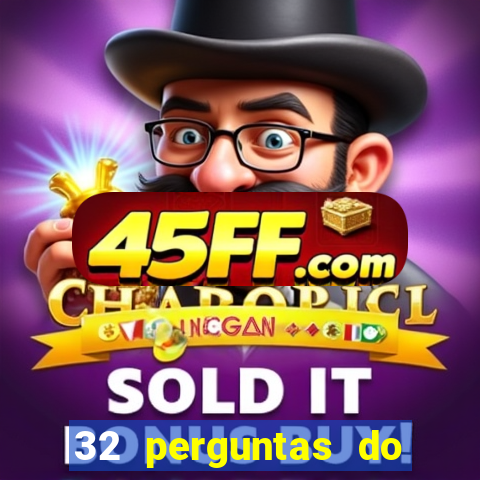 32 perguntas do livro do destino
